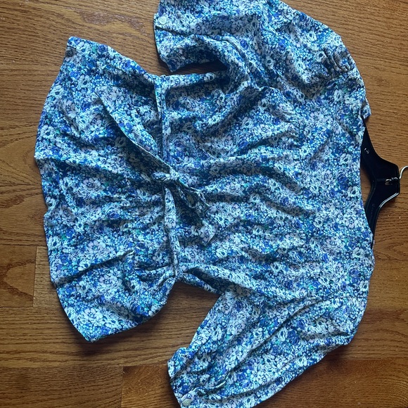 ROUJE sz36/US4 NWOT Eleonore Blouse slight puffed sleeves - Picture 9 of 12